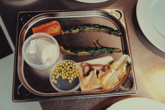 A seafood course at Vinoria Lilo