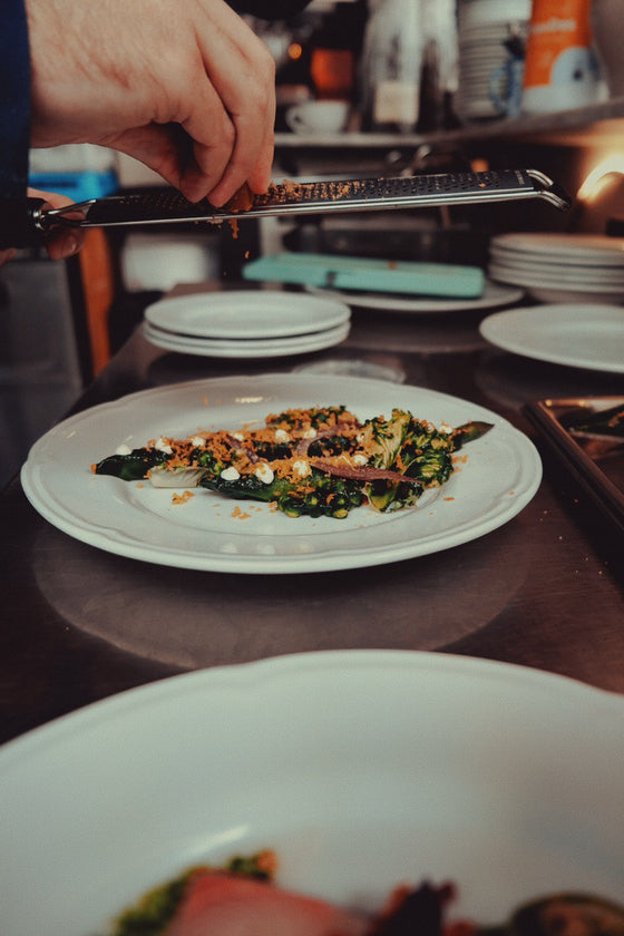 A green seasonal dish at Vinoria Lilo